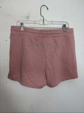 Bebe Shorts Womens Large Sweats Ripped Distressed Studded Spellout Butt Y2K